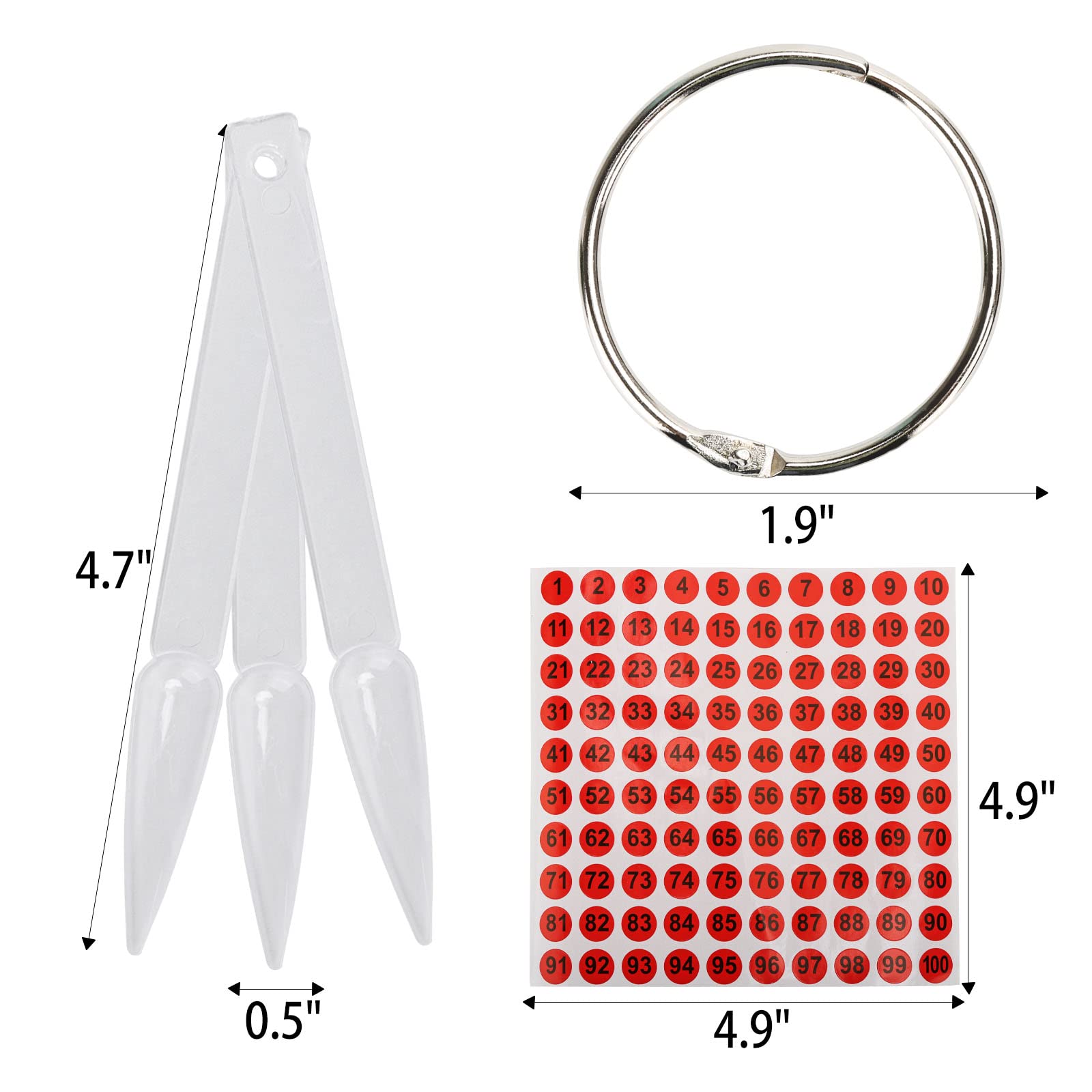 Tbestmax 300-pcs swatch set ideal for home practice