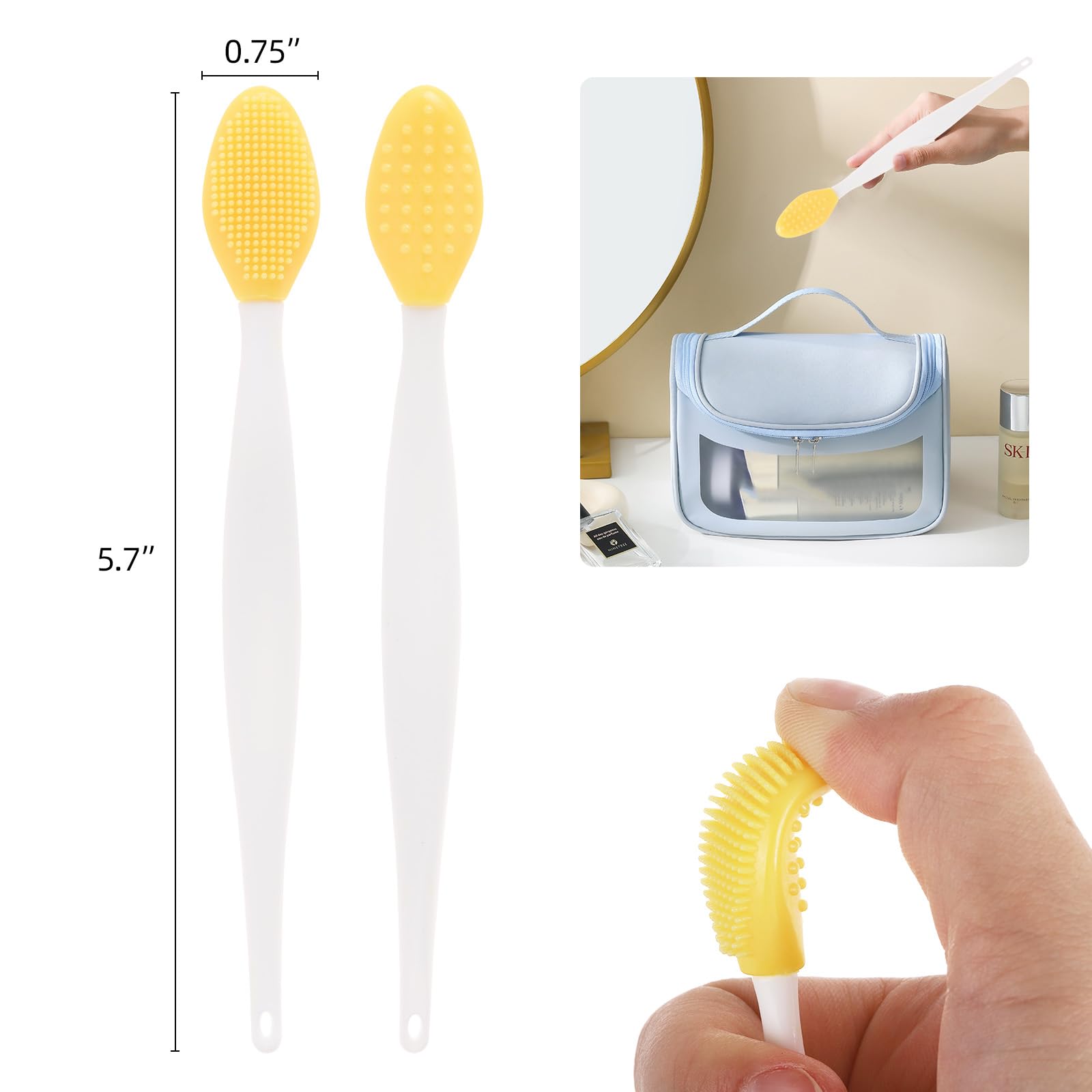 Tbestmax 48-pack lip exfoliators in six colors, ideal for family use and sharing.