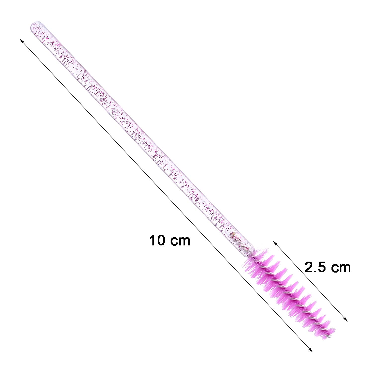 Tbestmax 500 disposable mascara wands in red for clean lash application.