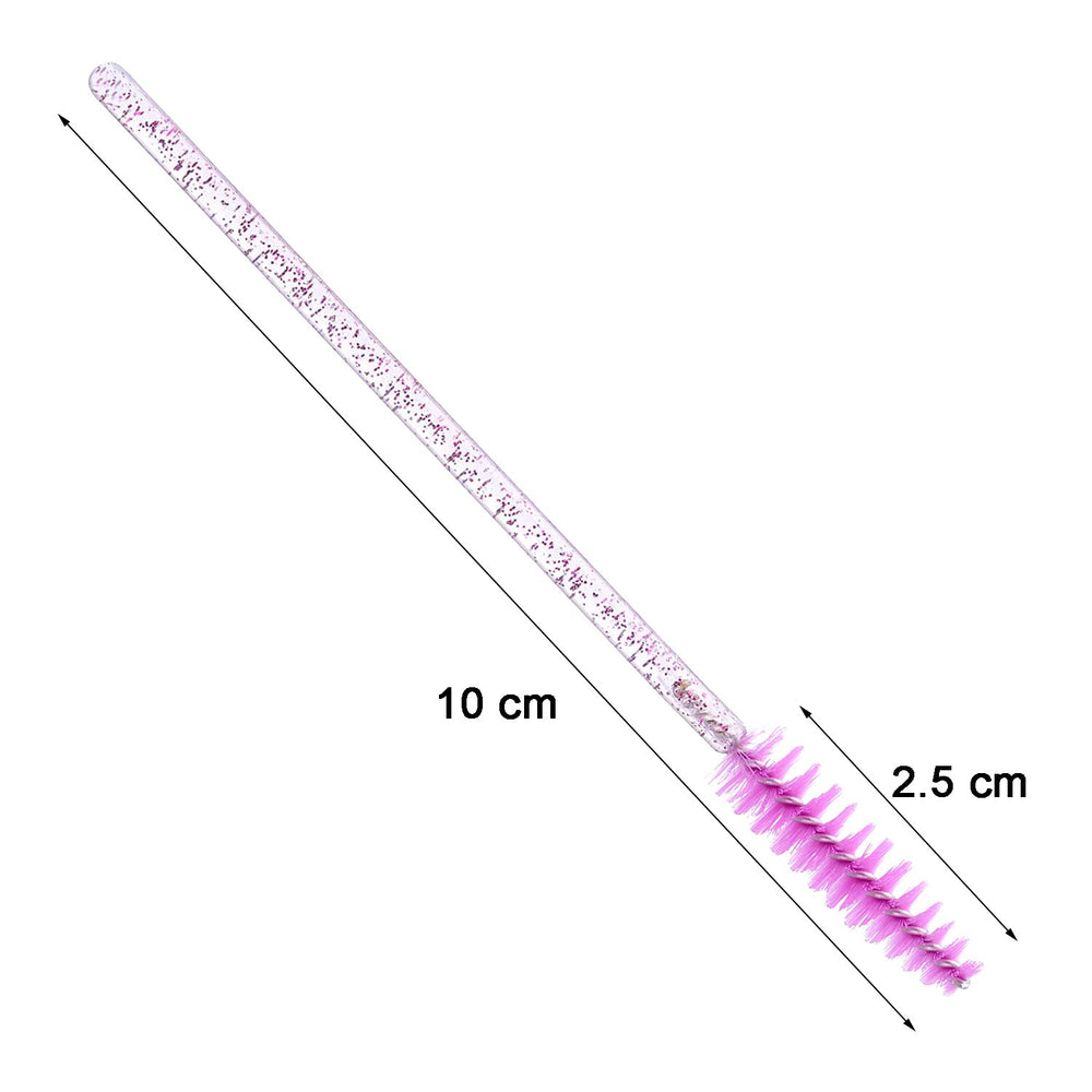 Tbestmax 500 disposable mascara wands in red for clean lash application.