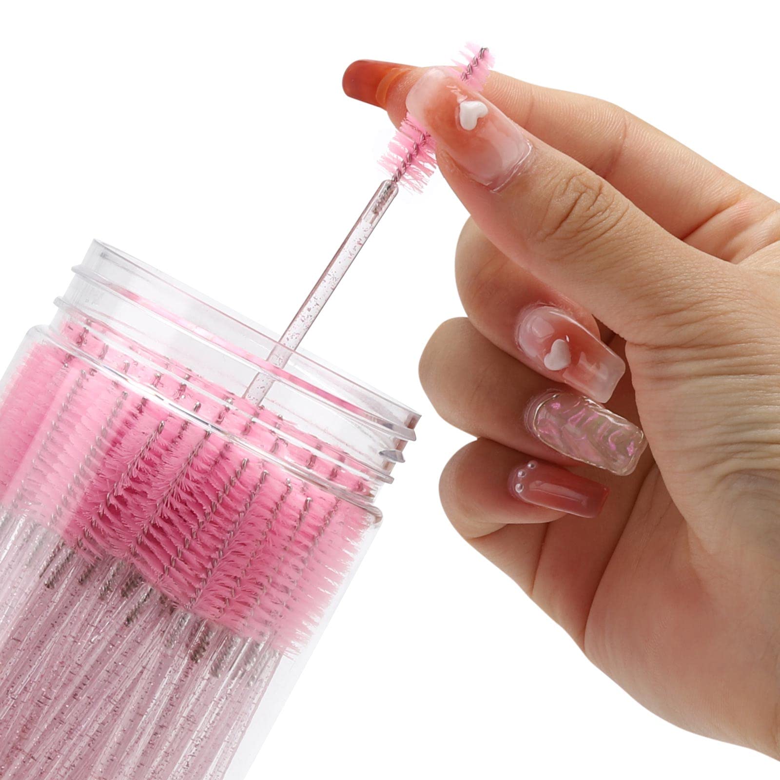 Tbestmax bendable spoolie head allows flexible shaping during use.