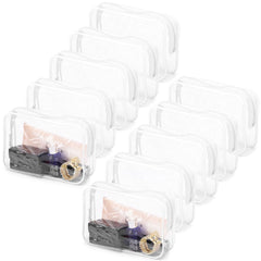 Tbestmax clear cosmetic bag with large opening for quick visibility and access