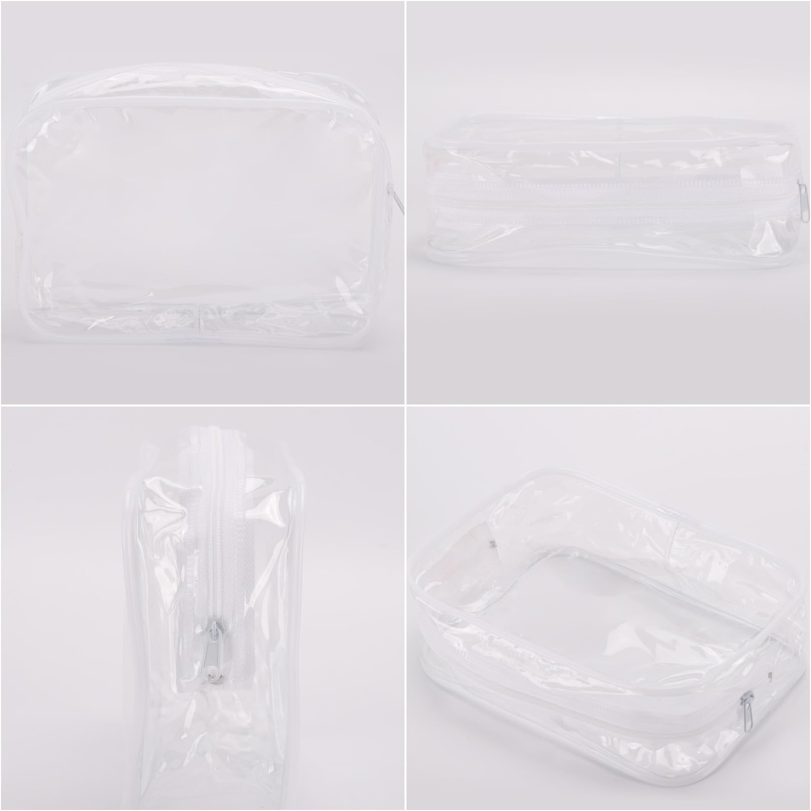 Tbestmax clear PVC bag ideal for bathroom and travel
