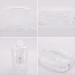 Tbestmax clear PVC bag ideal for bathroom and travel