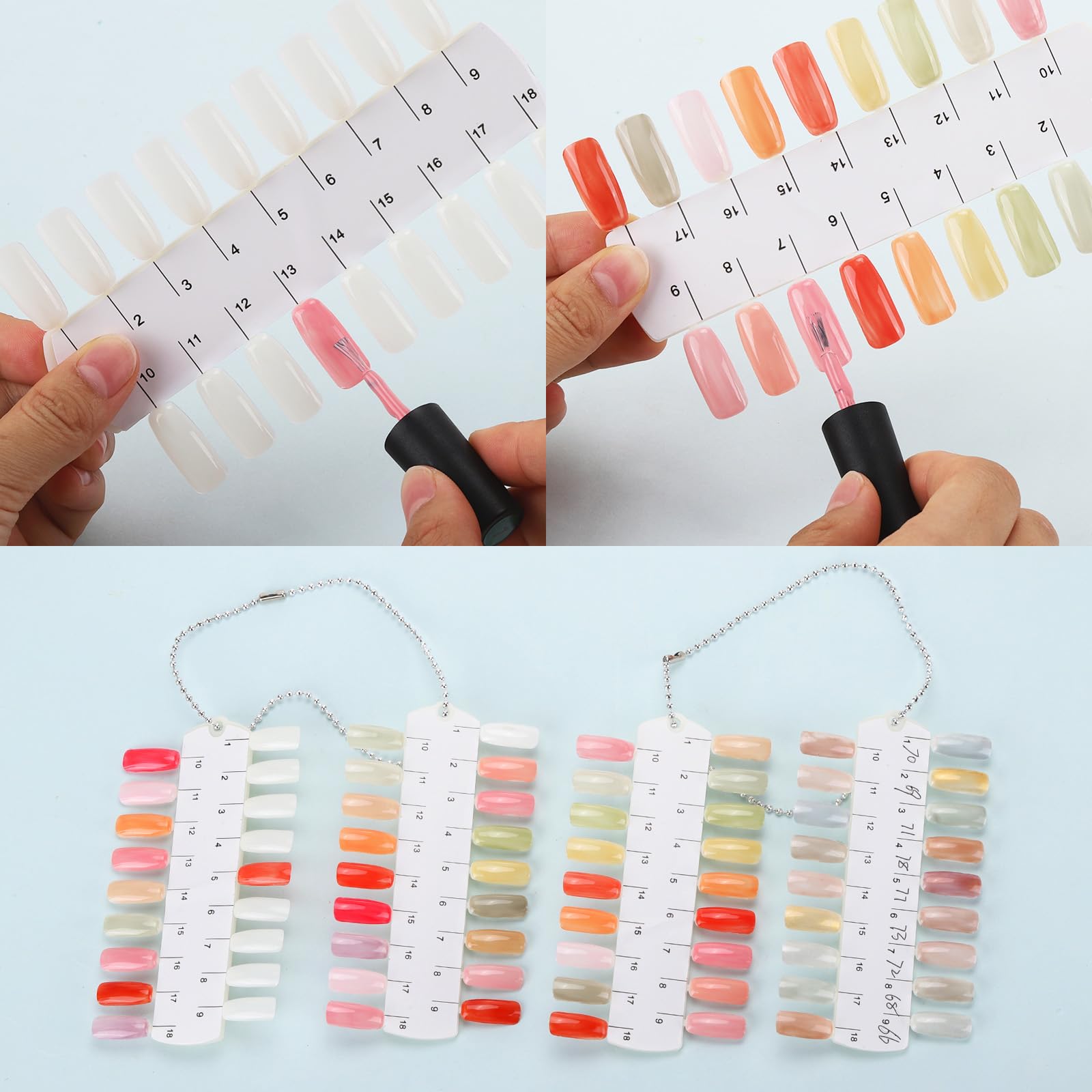 Tbestmax color chart swatch board supports fast color matching and practice.