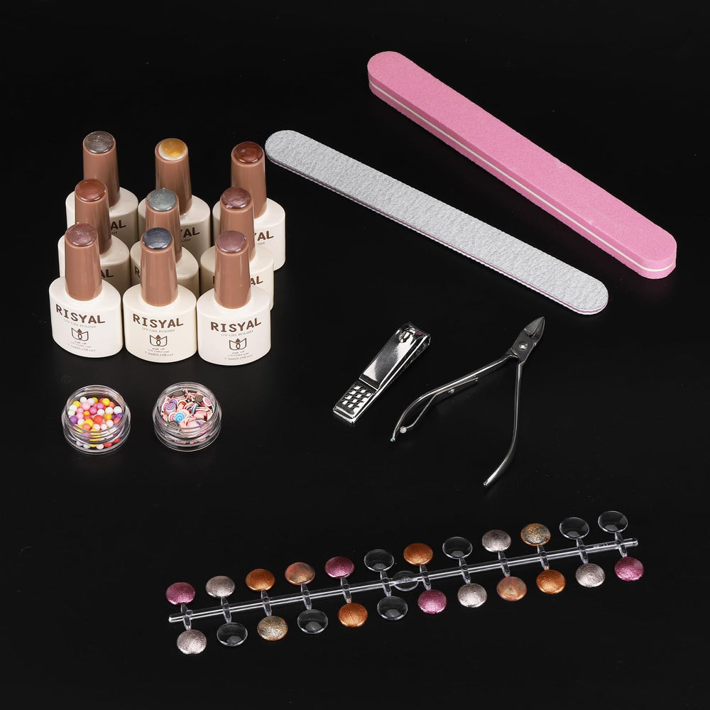 Tbestmax DIY nail art swatches enabling easy color mixing and testing.