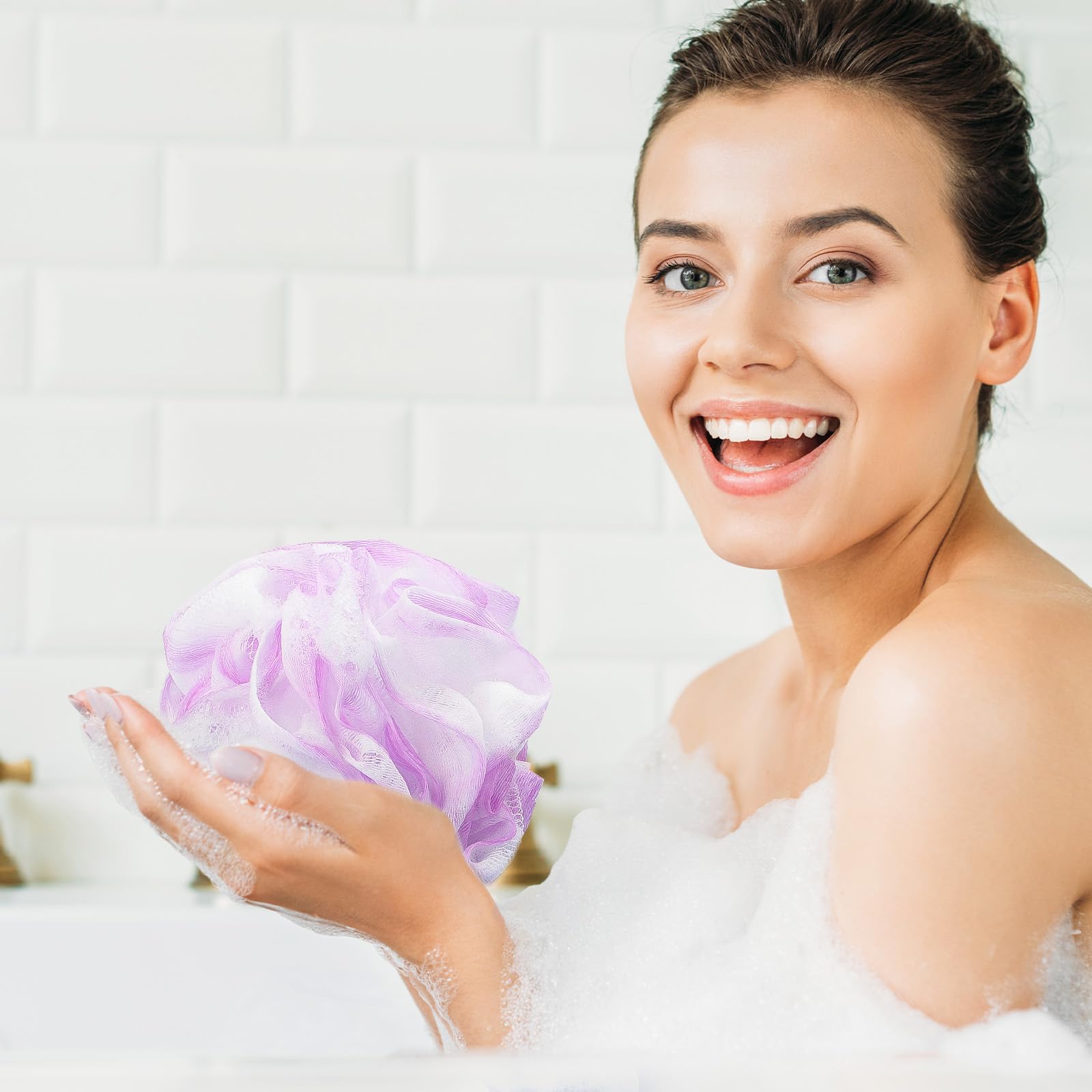 Tbestmax exfoliating sponge for gentle skin cleansing and removal of residue.