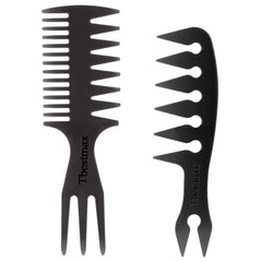 Tbestmax hair comb styling set featuring double-side design for versatile grooming.