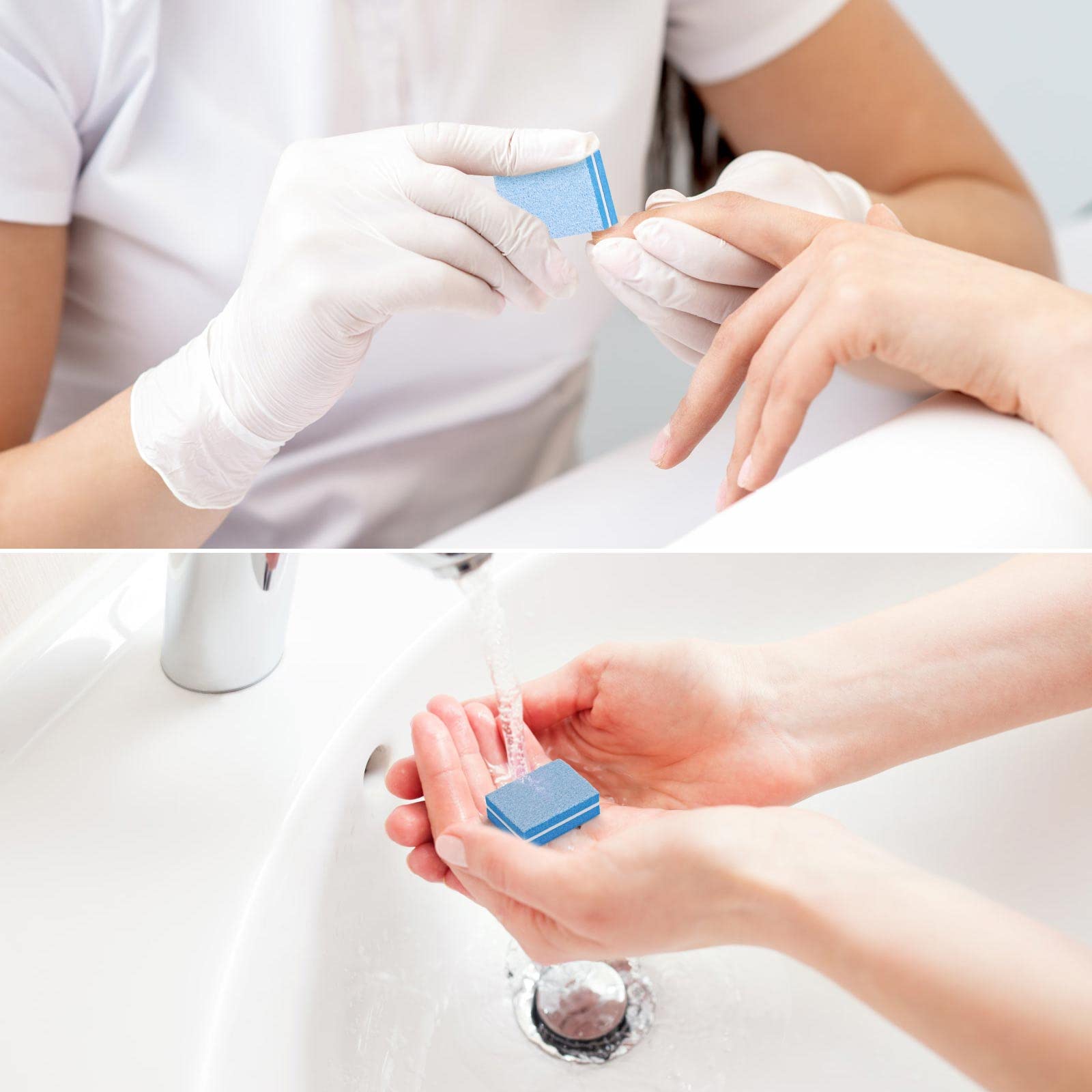 Tbestmax mini buffer blocks refine rough spots and extend polish wear.