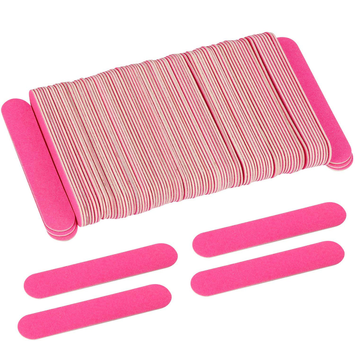 Tbestmax bulk pack of disposable nail files shown in front view for everyday nails