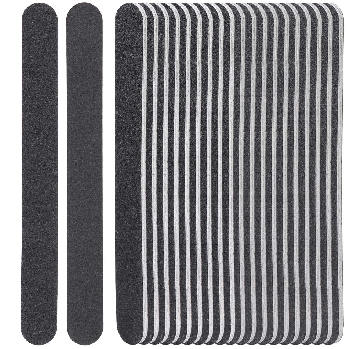 Tbestmax double-sided nail files with 100/180 grit for efficient shaping