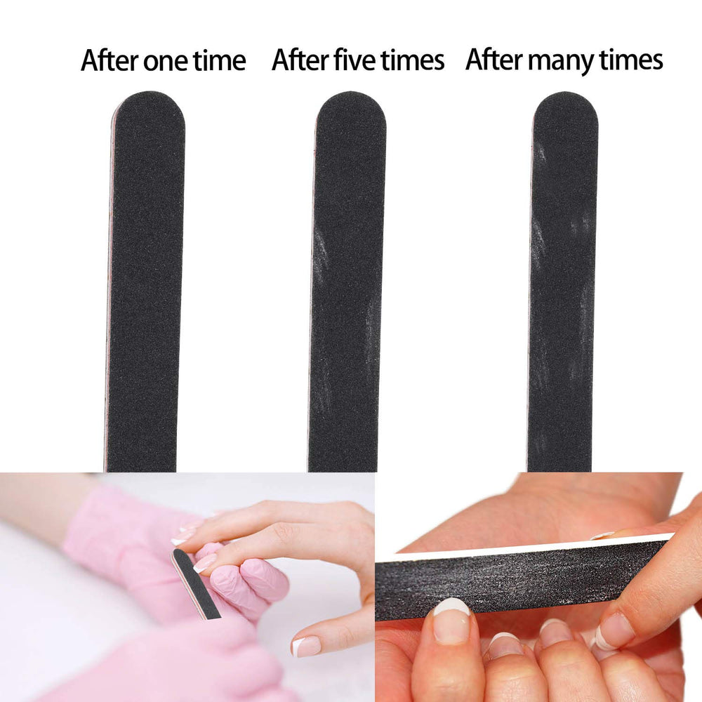Tbestmax nail files used for gel removal on acrylic nails