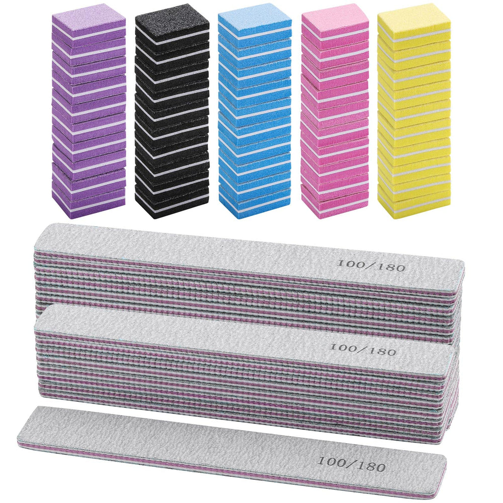 Tbestmax nail files packaging contents show a complete set for home and salon use.