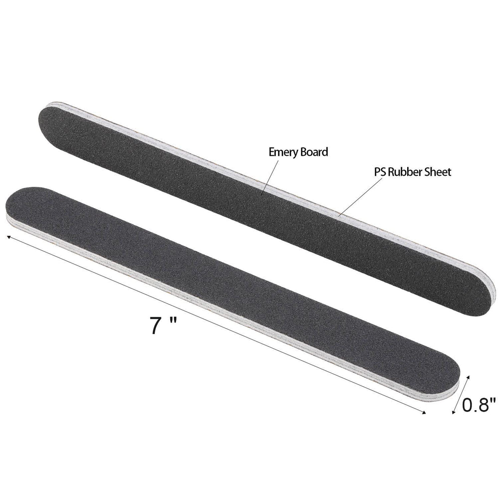 Tbestmax nail files round-top design in black for comfortable handling