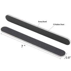 Tbestmax nail files round-top design in black for comfortable handling