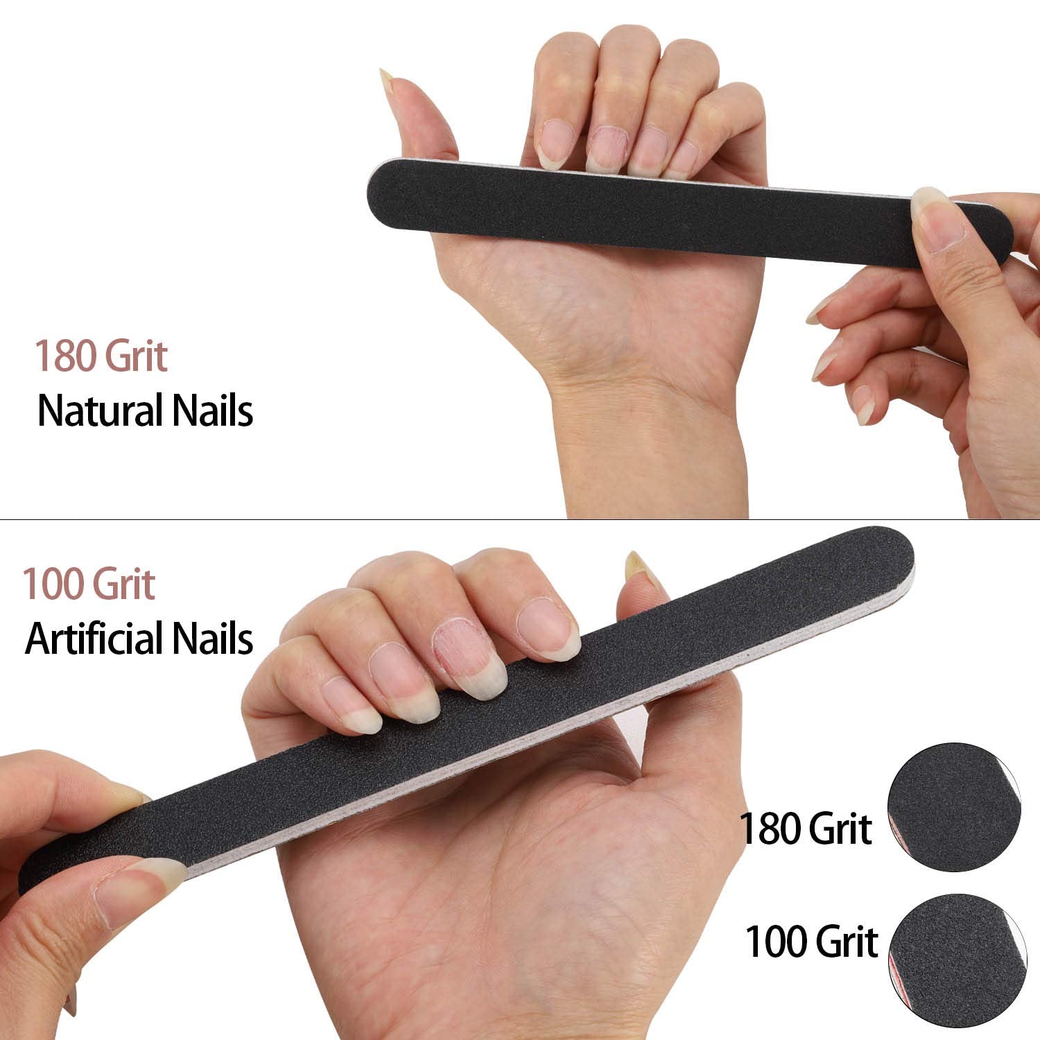 Tbestmax washable and reusable nail files for home or salon
