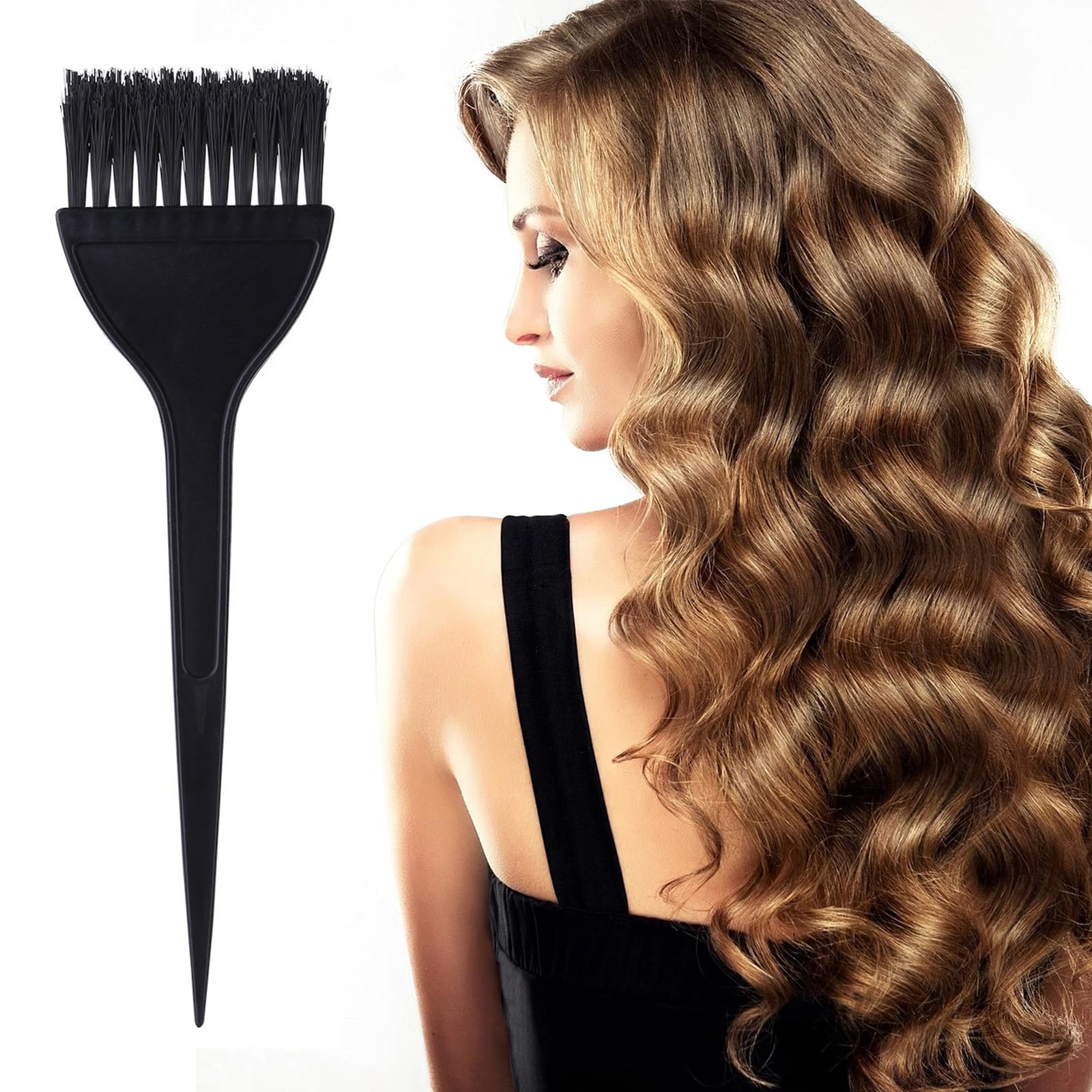 Tbestmax nylon hair dye brush enables clean color application.