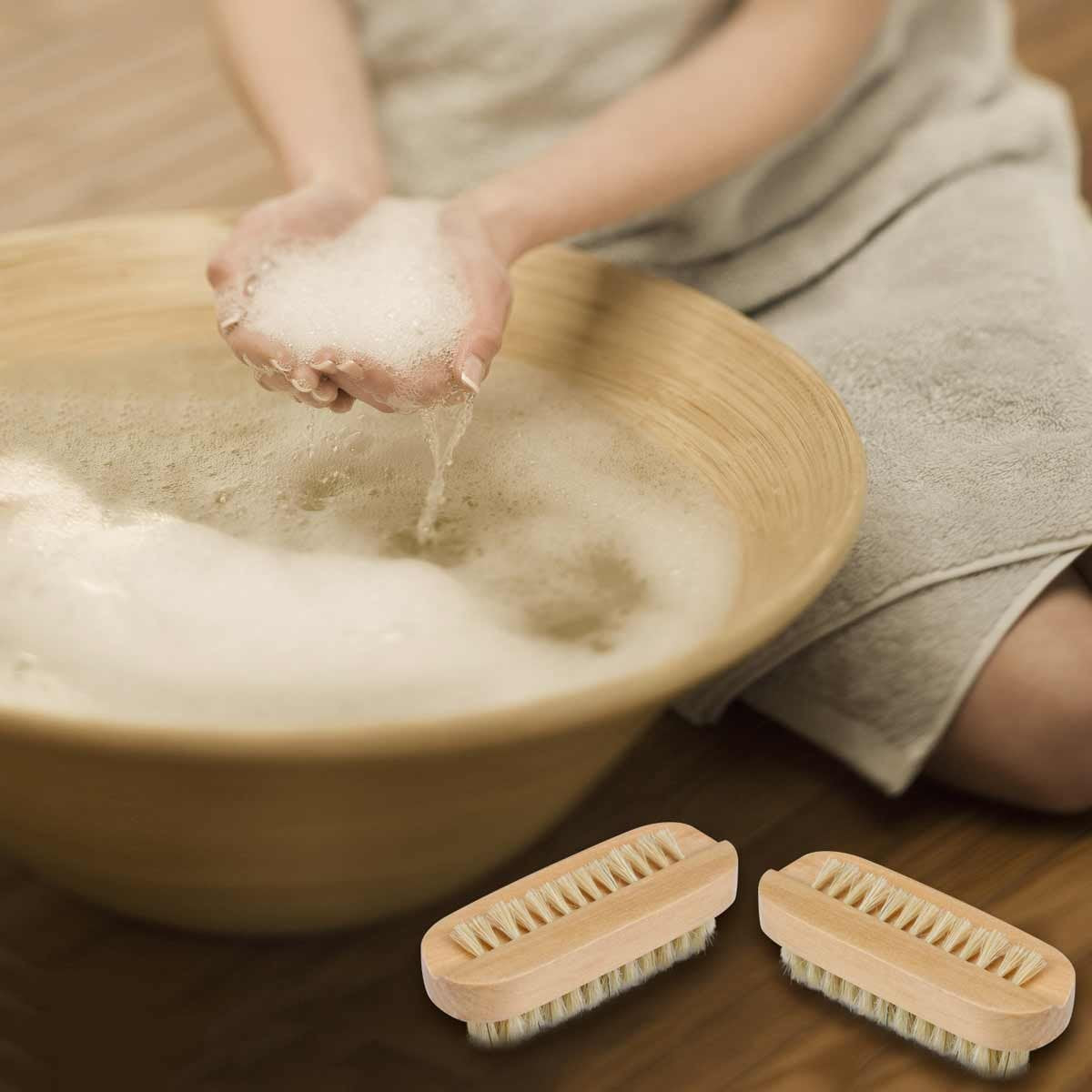 Tbestmax pet paw cleaning brush doubles as a nail cleaner