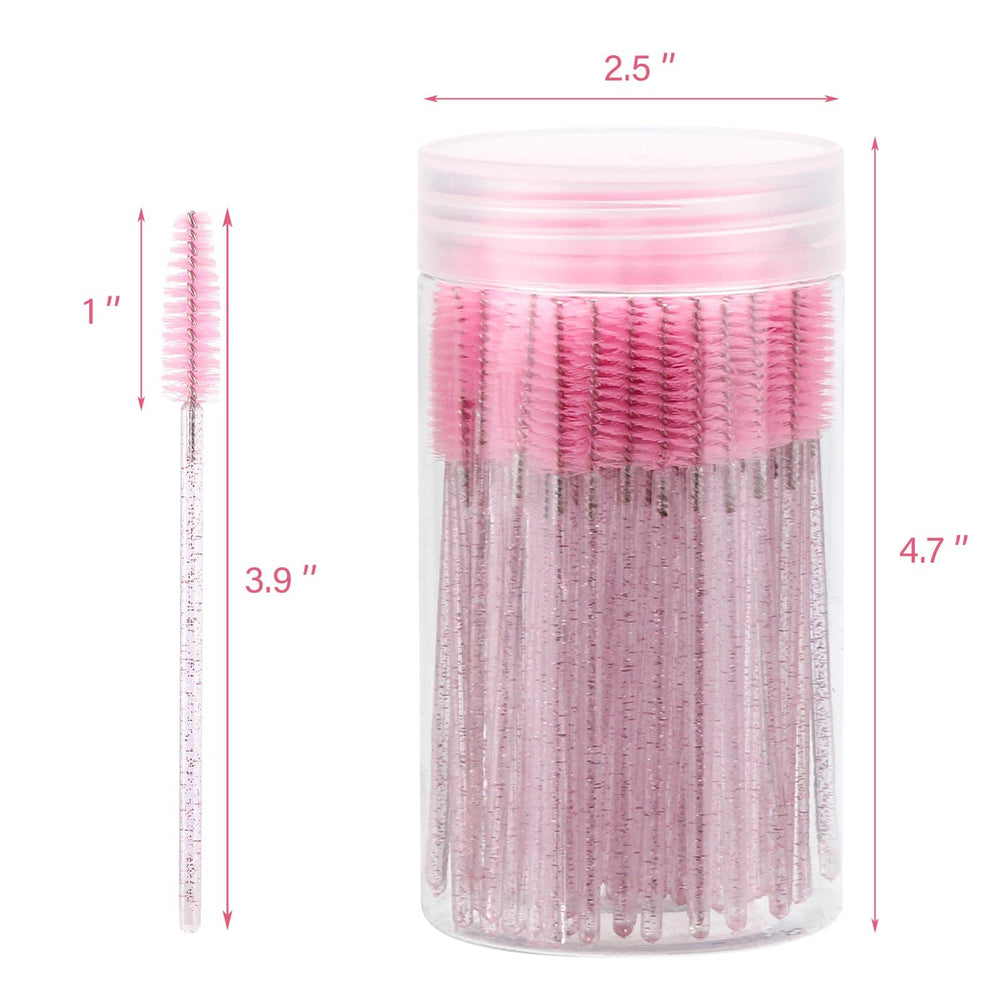 Tbestmax pink lash brush spoolie ideal for precise brow and lash grooming.