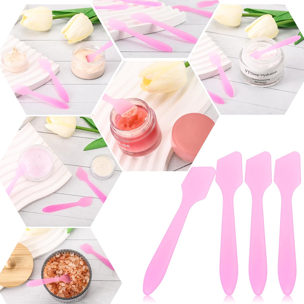 Tbestmax plastic spatulas stack highlighting non-absorbent material