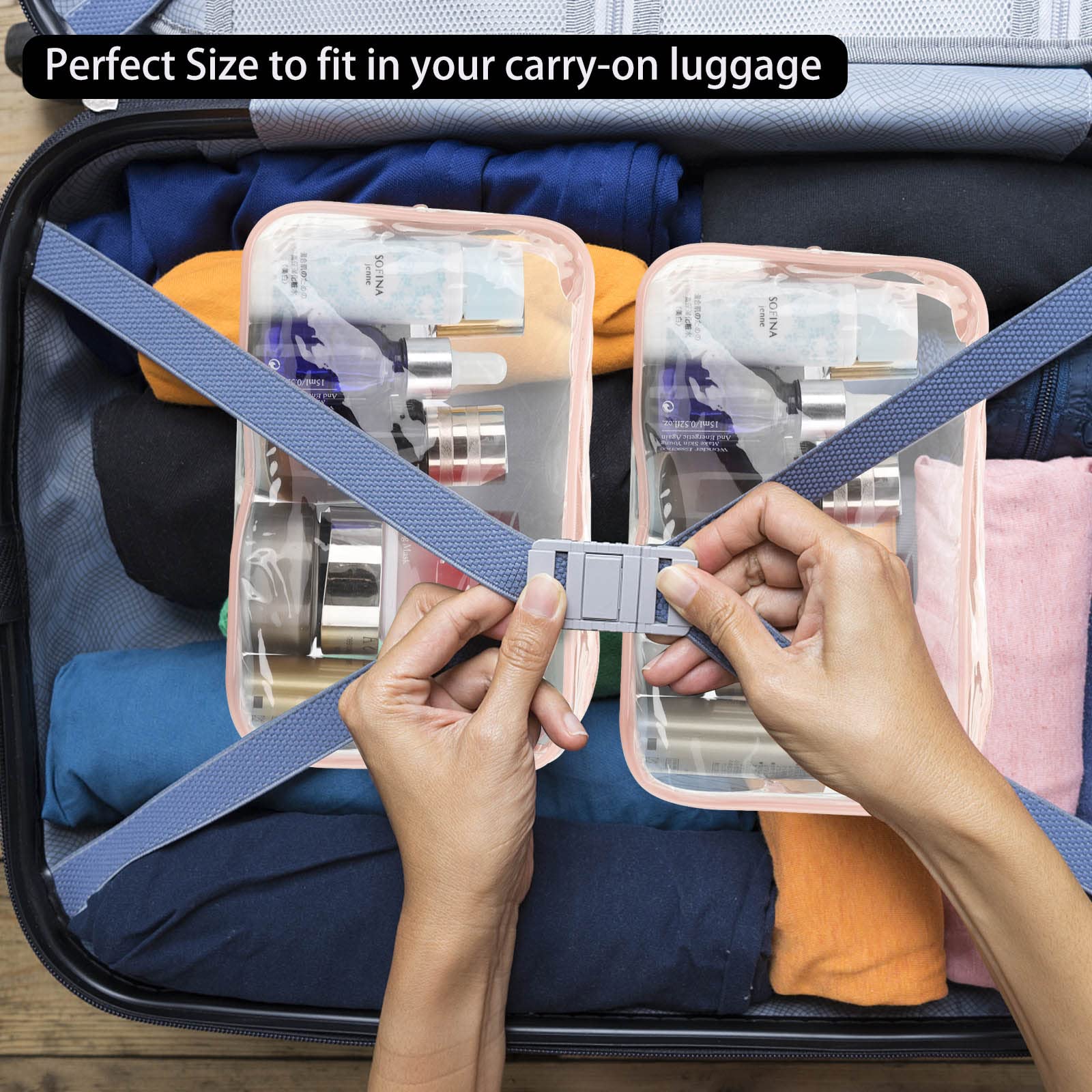 Tbestmax portable travel organizer bag designed for compact luggage and on-the-go use.