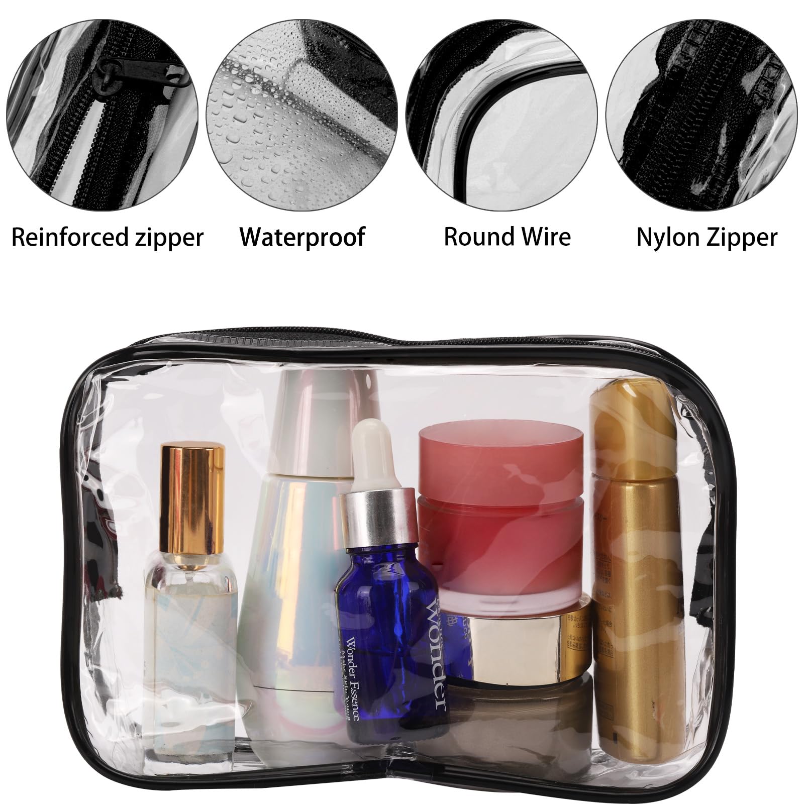 Tbestmax portable travel toiletry bag ideal for on-the-go