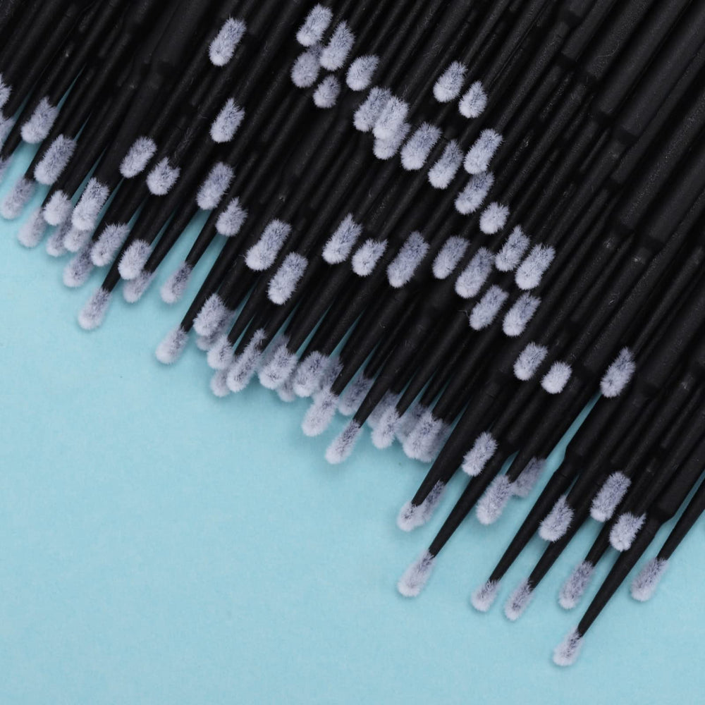 Tbestmax short plush tip helps clean delicate eye areas with control.