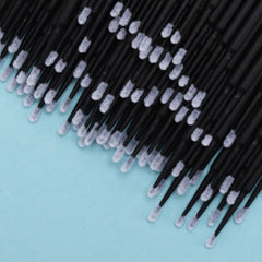 Tbestmax short plush tip helps clean delicate eye areas with control.