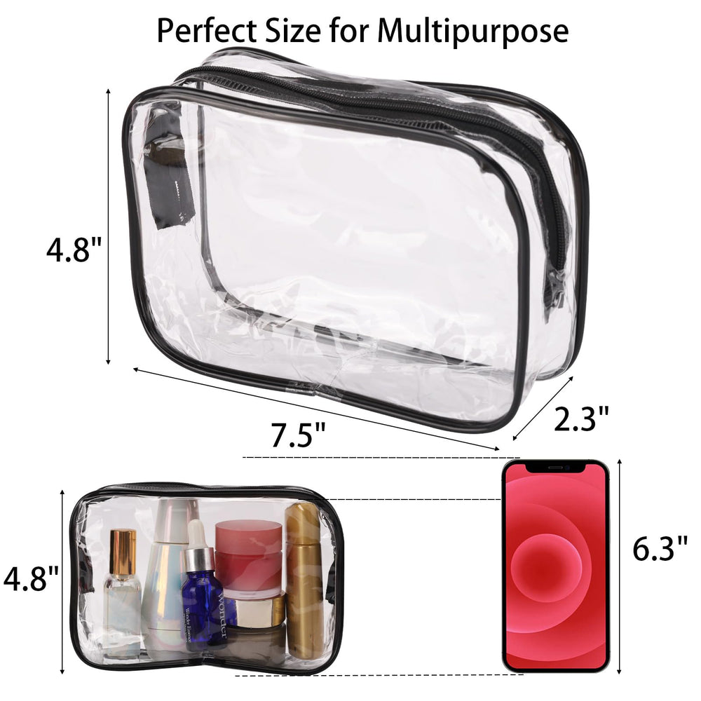 Tbestmax small makeup bag set keeps daily essentials organized