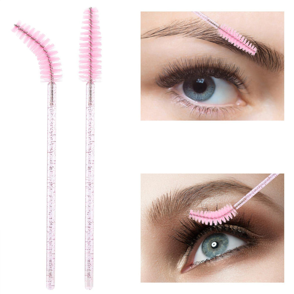 Tbestmax soft-bristle spoolie brush head for gentle smoothing and clump prevention.