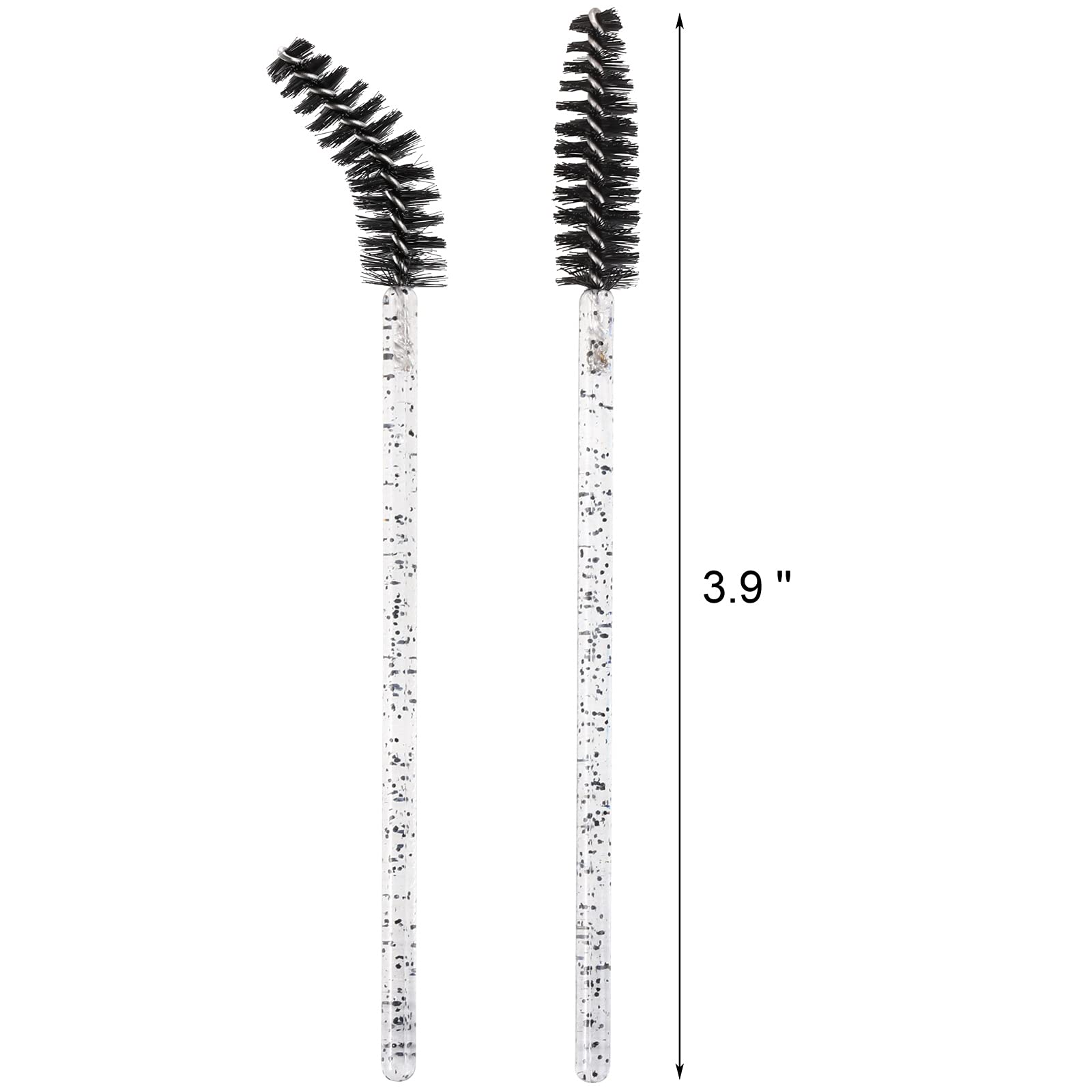Tbestmax soft-brush head for gentle mascara application and curl separation.