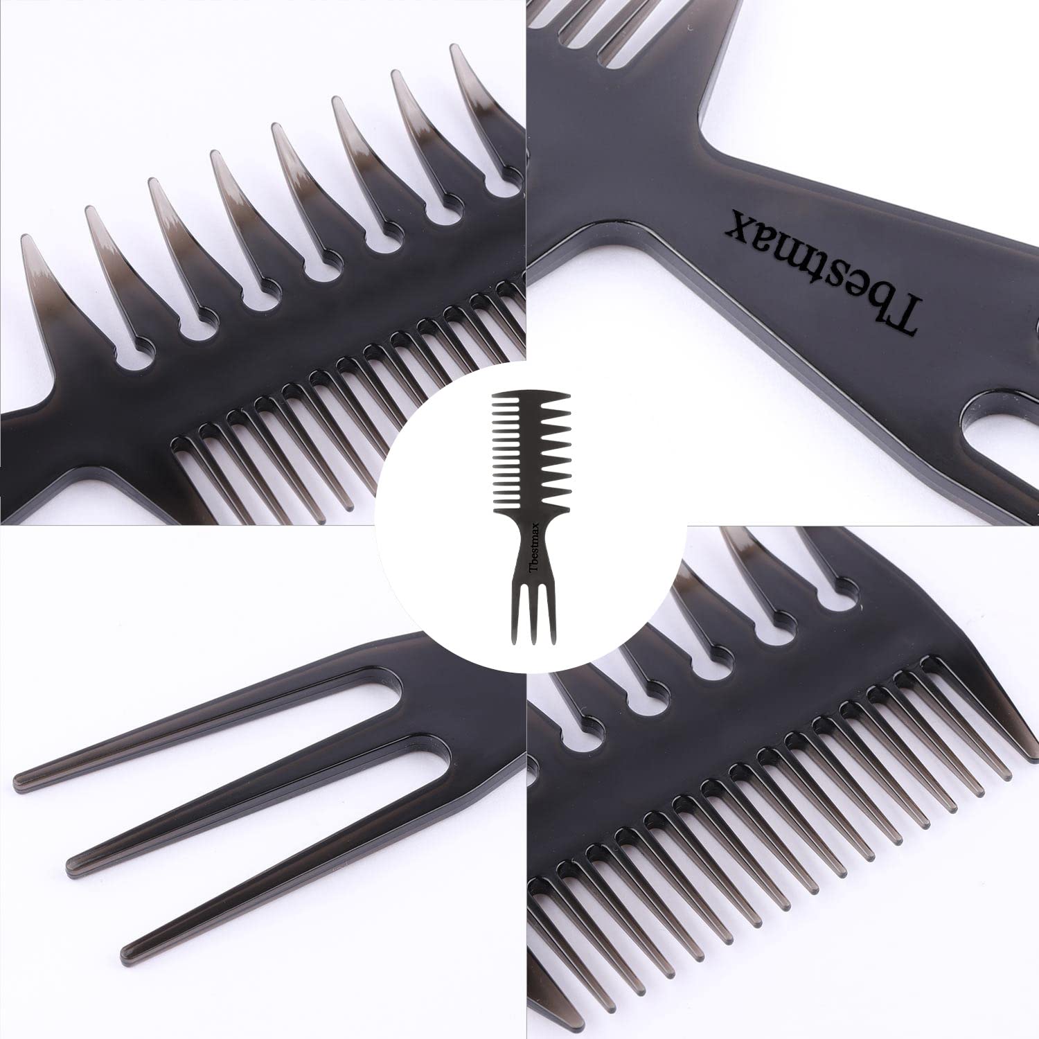 Tbestmax travel-friendly hair comb set compact and easy to carry.