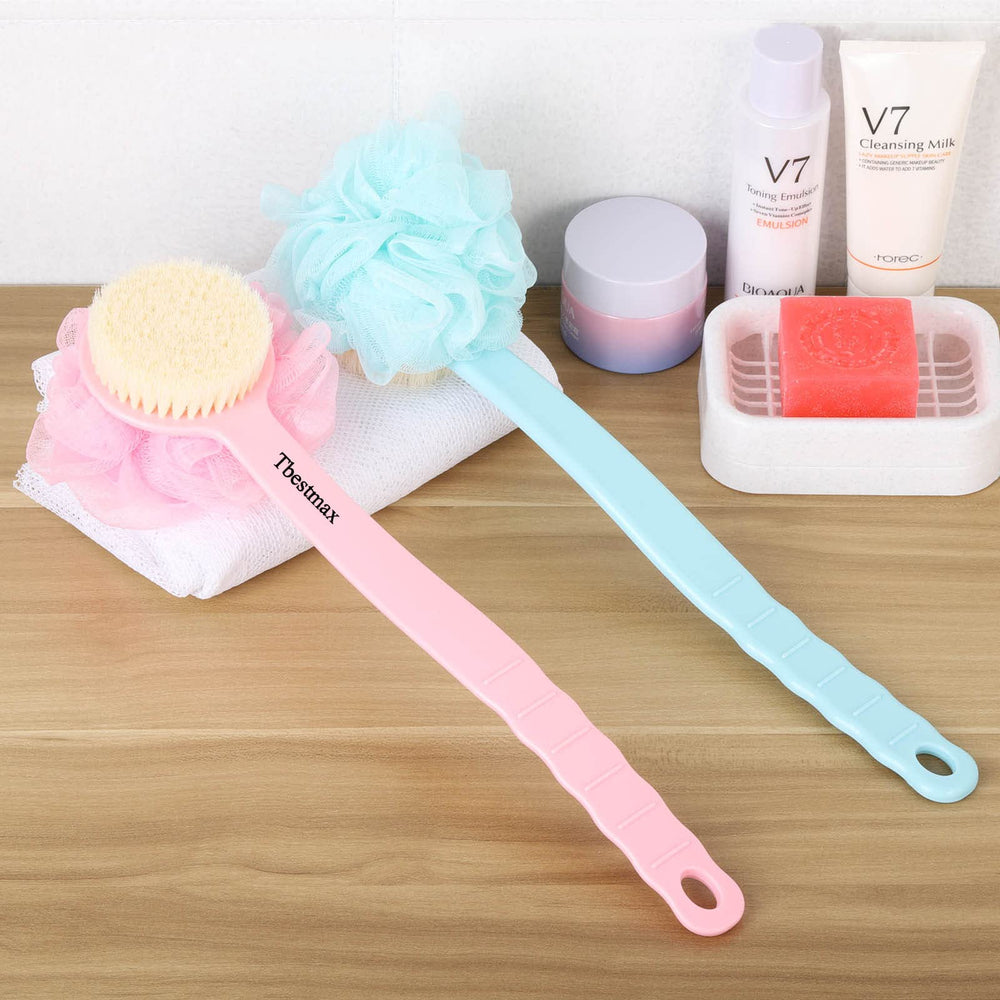 Tbestmax two-piece pack with durable back cleansing tools