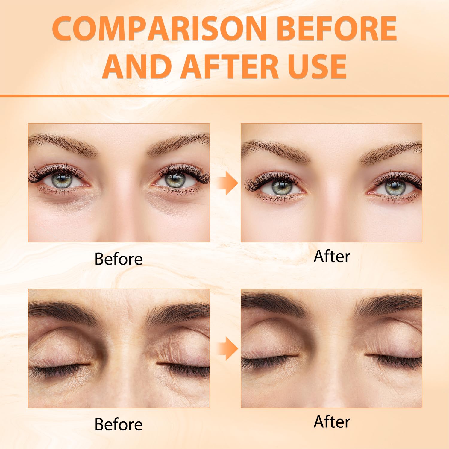 Tbexem Revive Glow textura hidratante, sensación fresca alrededor de los ojos.
