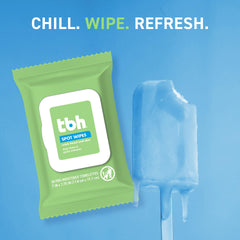 TBH Kids Spot Face Wipes textura suave para una limpieza cómoda.