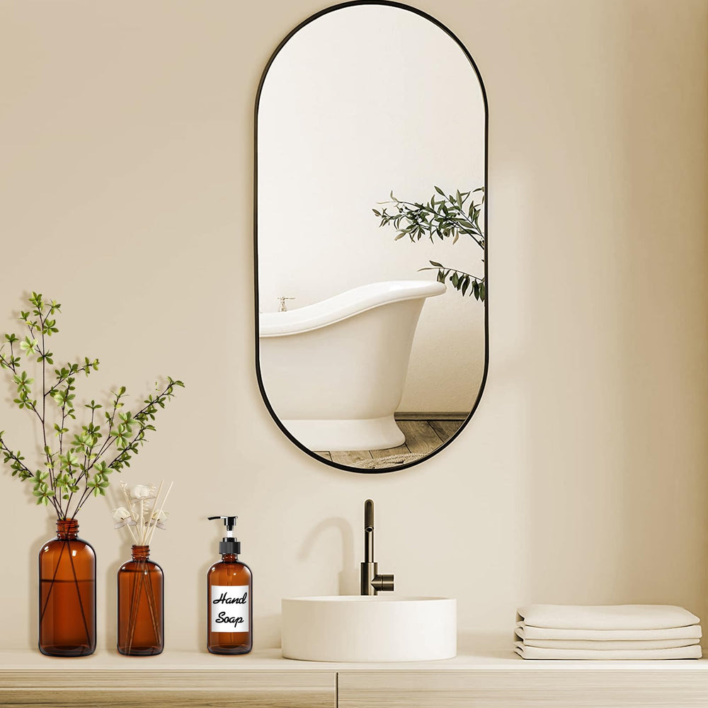 TBWIND reusable glass pump bottle set for eco-friendly bathroom and kitchen use.