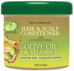 TCB Hair and Scalp Conditioner jar closeup showing moisturizing formula