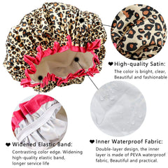 TCOTBE Gorro ducha poliester EVA, diseño reutilizable para uso diario.