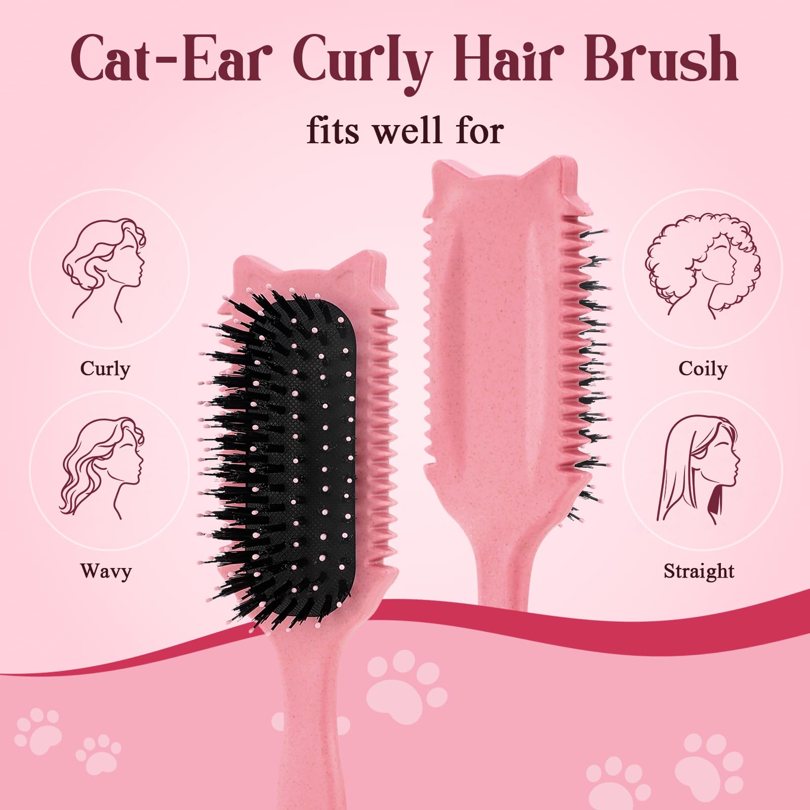 Tcsxady brush features air-cushion base for even pressure.