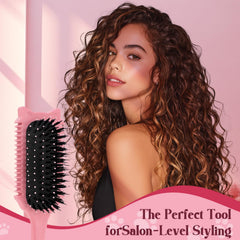 Tcsxady ergonomic handle provides comfortable grip during styling.