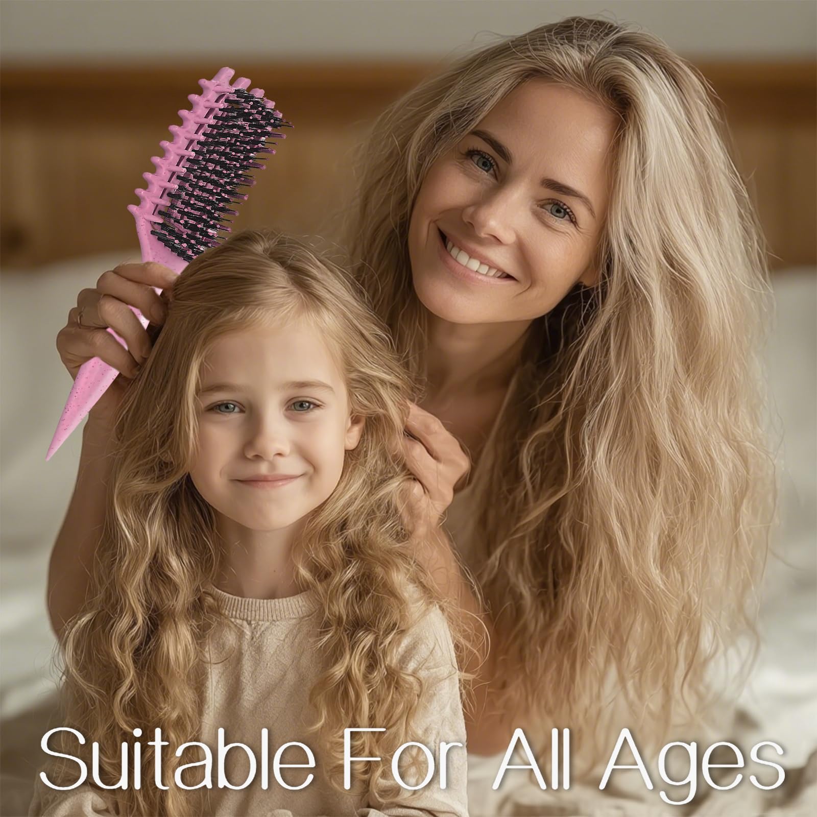 This pink gift-ready brush highlights thoughtful practicality.