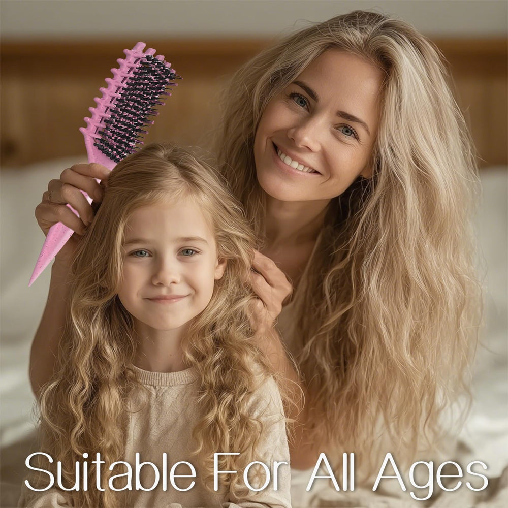 This pink gift-ready brush highlights thoughtful practicality.