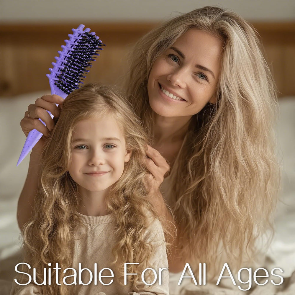 Tcsxady Curly Hair Brush lightweight and travel-ready for styling on the go.