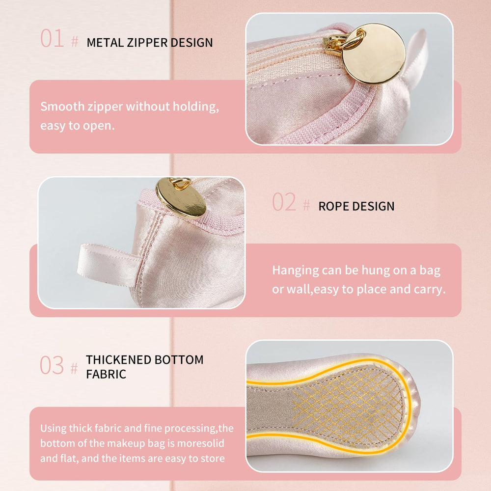 TCULIHWY ballet shoe pouch highlights unique design for dancing enthusiasts.