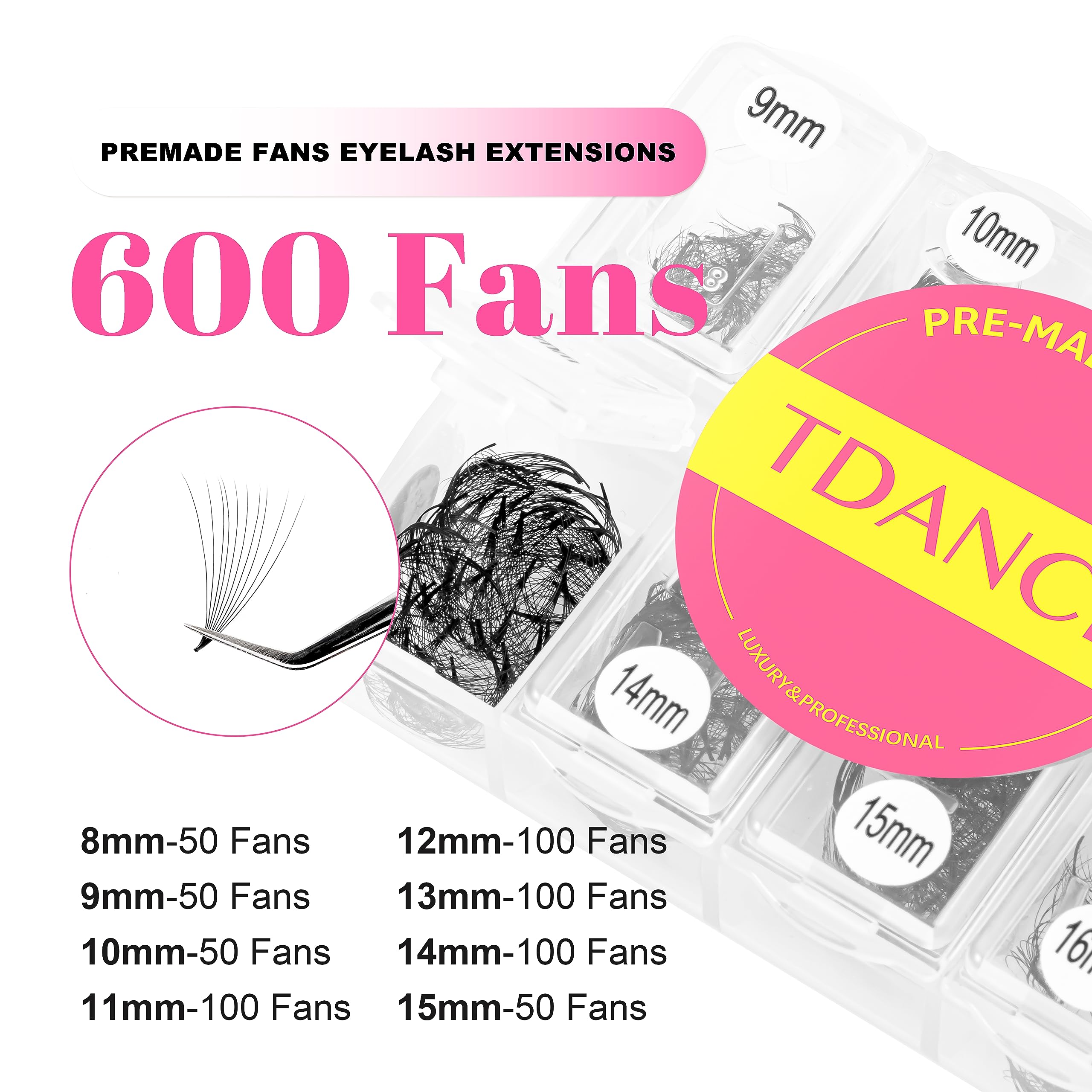 TDANCE 5D-24D mixed-length fans for quick volume