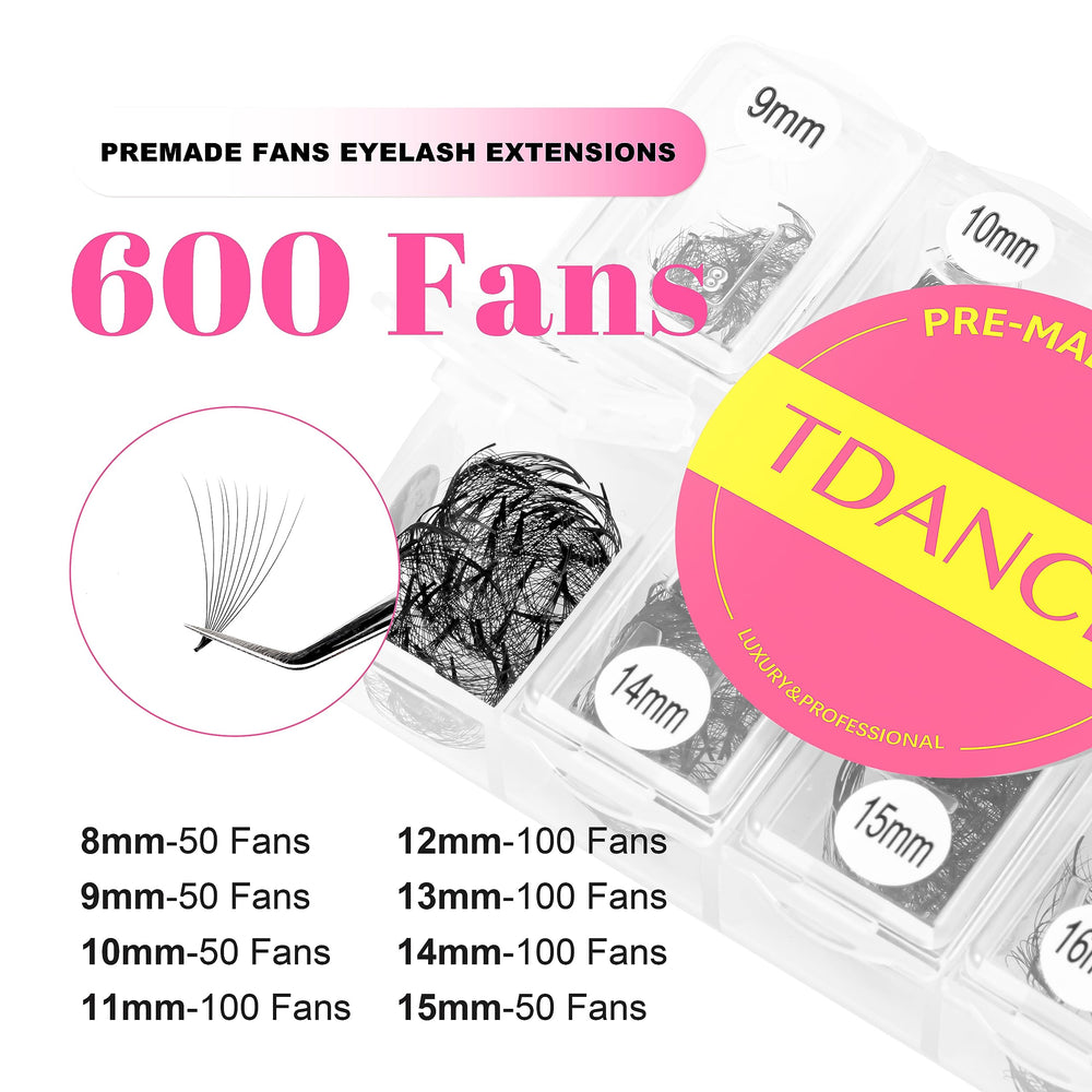 TDANCE 5D-24D mixed-length fans for quick volume