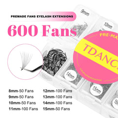 TDANCE 5D-24D mixed-length fans for quick volume