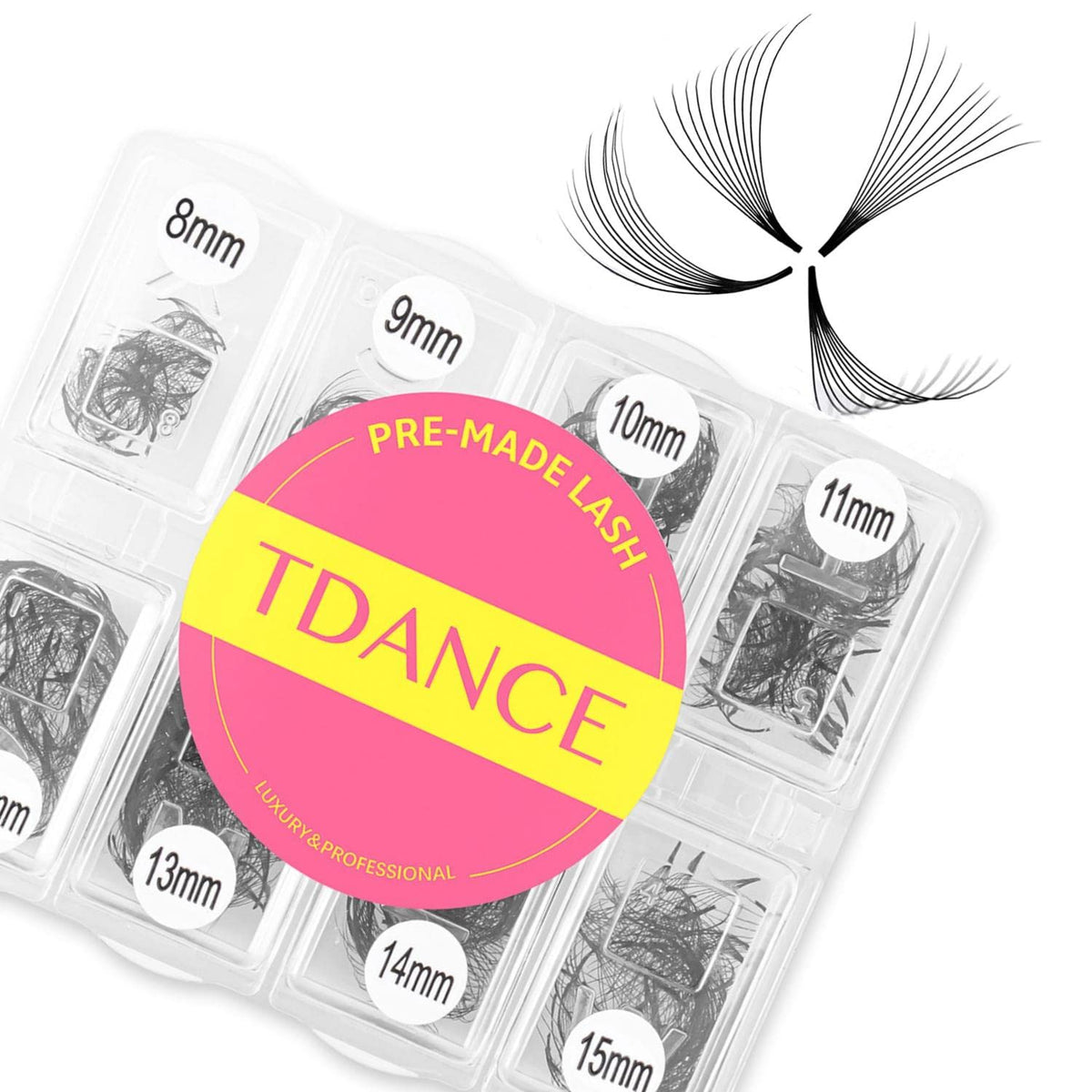 TDANCE 600-premade fans box for efficient lash services