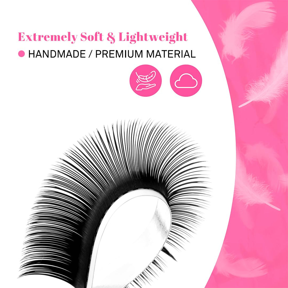 TDANCE lengths range 8–20mm for customized lash designs.