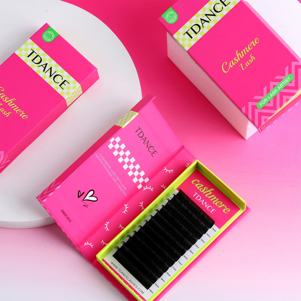 TDANCE handmade cashmere lashes are cruelty-free and skin-safe.